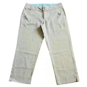 Women's sz 6 Columbia capri khaki